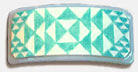 <strong>Turquoise Geometrics Barette</strong>