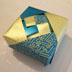 <strong>Aqua & Gold Lozenge Box</strong>